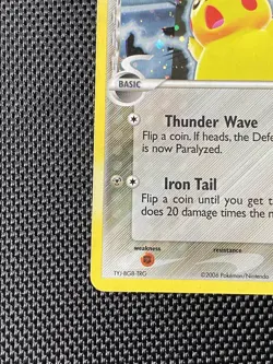 Pikachu #35 TCG Delta Species Holo Black Star Promo Card Pokemon 2006 MP/LP - Image 5