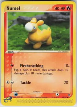 Numel 69/97 Common Dragon Pokemon Lightly Played - Image 3