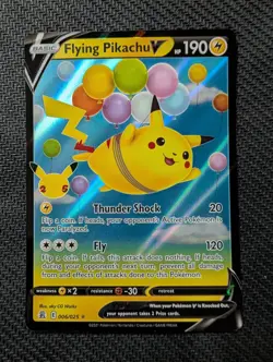 Flying Pikachu V 006/025 Holo V Rare Celebrations Pokemon Near Mint - Image 1