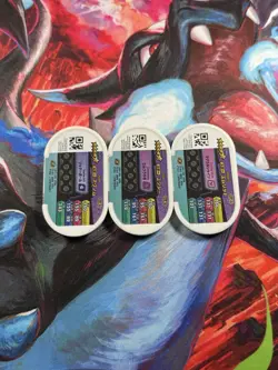 Pokemon Uxie, Mesprit, Azelf Battrio Tretta Mezastar Arcade Token Lot of 3 - Image 2