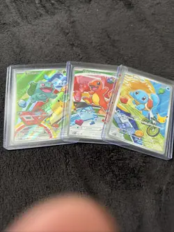 ALL MINT! 🔥Pokemon First Partner Illustration Bulbasaur Charmander Squirtle Set - Image 2