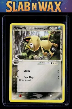 Pokemon tcg Holon Phantoms Meowth (Delta Species) #71/110 - Image 1