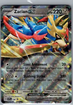 Zacian ex SVP 198 - Pokemon TCG SV Black Star Promos - Holo Promo (NM) - Image 1