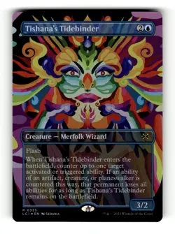 MTG: Tishana's Tidebinder (Borderless) | The Lost Caverns of Ixalan 335 NM FOIL - Image 1