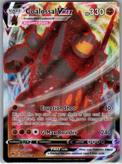 Coalossal VMAX 099/185 SWSH04: Vivid Voltage - Pokemon Card - NM - Image 1
