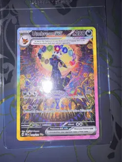 Pokemon Umbreon ex Full Art Holo 161/131 Prismatic Evolutions 280 HP Rare - Image 2