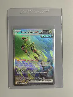 Iron Leaves ex 203/162 Pokemon Temporal Forces Special Illustration Rare NM - Image 1