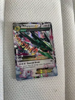 M Rayquaza EX 76/108 Ultra Rare Holo Pokemon TCG Roaring Skies - Image 1