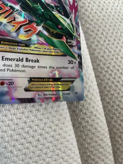 M Rayquaza EX 76/108 Ultra Rare Holo Pokemon TCG Roaring Skies - Image 3