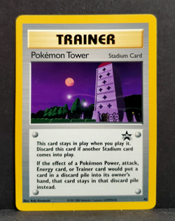 Pokemon TRAINER TOWER # 42 Black Star Promo - Image 1