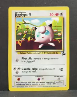 Pokemon JIGGLYPUFF # 7 Black Star Promo - Image 1