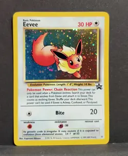 Pokemon EEVEE # 11 Black Star Promo - Image 1