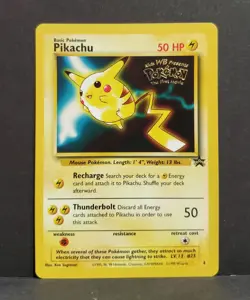 Pokemon PIKACHU # 4 First Movie Black Star Promo - Image 1