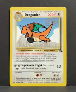Pokemon DRAGONITE # 5 First Movie Black Star Promo - Image 1