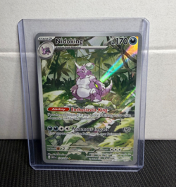 Nidoking Full Art 174/165 Pokemon TCG Scarlet and Violet 151! NM Condition! - Image 1