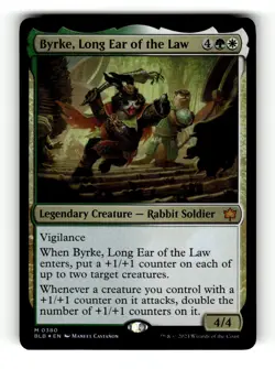 MTG: Byrke, Long Ear of the Law | Bloomburrow 380 NM FOIL - Image 1