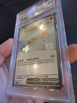 Eiscue EX 222/197 SIR 2023 Pokemon Obsidian Flames PSA 9 Mint - Image 4