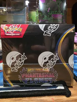 Pokemon TCG: Mega Evolution Phantasmal Flames Booster Box FACTORY SEALED MINT - Image 1