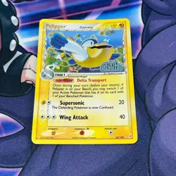 Pelipper ~ 26/100 ~ Stamped Holo ~ EX CRYSTAL GUARDIANS ~ NEAR MINT ~ Pokemon - Image 1