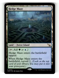 MTG: Hedge Maze | Murders at Karlov Manor 262 NM - Image 1