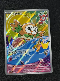 Rowlet Pokemon Mega Evolution Promos BSP 043 First Partners Full Art Holo NM - Image 1