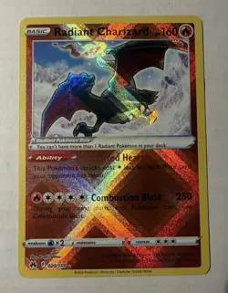 Pokemon Crown Zenith - Radiant Charizard NM 020/159 - Image 1