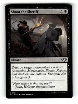 MTG: Shoot the Sheriff | Outlaws of Thunder Junction 106 NM - Image 1