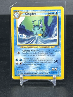 Pokemon Kingdra #19 Neo Revelation Vintage Heavy Played - Image 1
