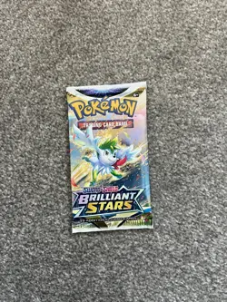 Pokemon TCG: Sword And Shield Brilliant Stars Booster Pack - New & Sealed - Image 1