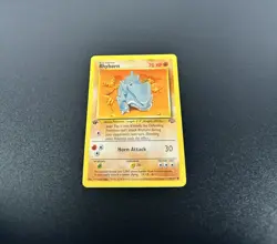 Rhyhorn Jungle Pokemon 61/64 First Edition Common Near Mint or Better - Image 4