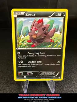 Zorua 70/108, Dark Explorers, Pokemon, LP - Image 1