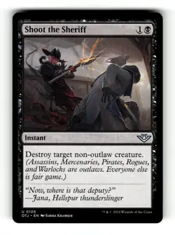 MTG: Shoot the Sheriff | Outlaws of Thunder Junction 106 NM - Image 1