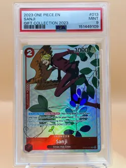 One Piece Sanji Gift Collection 2023 PSA 9 - Image 2