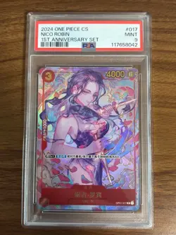 Nico Robin OP01-017 R One Piece 1st Anniversary Chinese Version JAPAN FS - Image 1