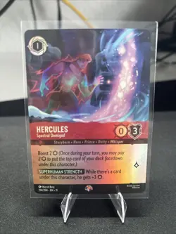 Disney Lorcana Hercules Spectral Demigod 214/204 Epic Rare Winterspell Foil NM - Image 1