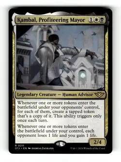 MTG: Kambal, Profiteering Mayor | Outlaws of Thunder Junction 211 NM - Image 1