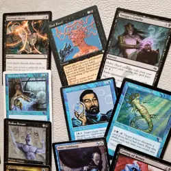 Magic Whole COMMANDER Deck MTG - 3/7 Hexproof Dragon Dimir DISCARD themed Fun - Image 5