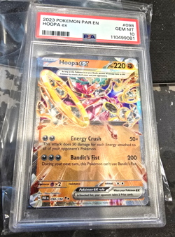 2023 Pokemon SV Paradox Rift Hoopa ex #098/182 PSA 10 Gem Mint *Low Population* - Image 1