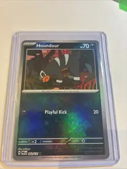 Houndour 062/131 Prismatic Evolutions Pokemon TCG Master Ball Reverse Holo Mint - Image 1