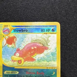 Pokemon TCG Slowbro 33/147 Holo Reverse Set Aquapolis Pokemon TCG 2002 - Image 4