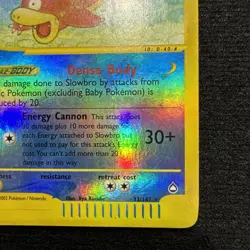 Pokemon TCG Slowbro 33/147 Holo Reverse Set Aquapolis Pokemon TCG 2002 - Image 5