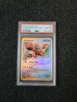 Pokemon EX Dragon Reverse Holo Crawdaunt eReader 13/97 - PSA 8! PK460 - Image 1