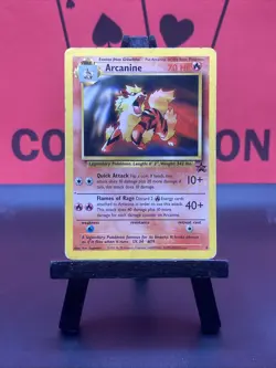 Arcanine 6 Black Star Promo WOTC Pokemon TCG Regular 1999 MP - Image 2