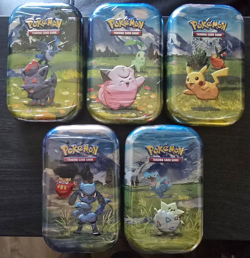 Pokemon TCG: Mega Evolution Ascended Heroes Mini Tins Lot of 5 Sealed - Image 1