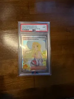Pokemon TCG Lillie's Determination Mega Evolution SIR 184/132 PSA 9 - Image 1