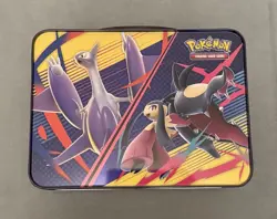 Pokemon TCG Collector Chest – Mega Gardevoir & Mega Lucario | Opened Tin - Image 3
