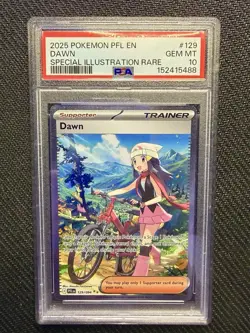 Pokemon Dawn Me02: Phantasmal Flames 2025 Holo Special Illustration PSA 10 129/… - Image 1
