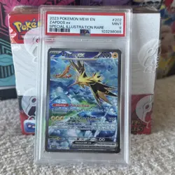 2023 POKEMON MEW EN-151 SPECIAL ILLUSTRATION RARE #202 ZAPDOS EX PSA 9 - Image 5