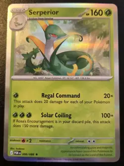 Serperior 006/088 Holo Rare Mega Evolution: Perfect Order Pokemon TCG - Image 1