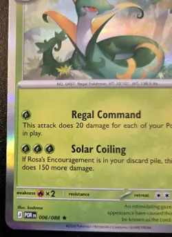 Serperior 006/088 Holo Rare Mega Evolution: Perfect Order Pokemon TCG - Image 4
